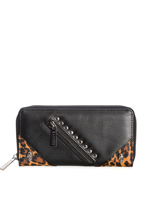 banned alternative Banned Alternative Leopard Tartan Pandora Wallet