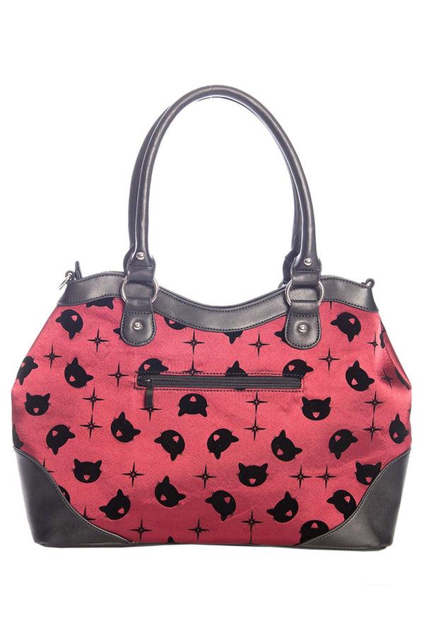 Banned Alternative Banned Alternative Lunar Sisters Cat Bowler Handbag