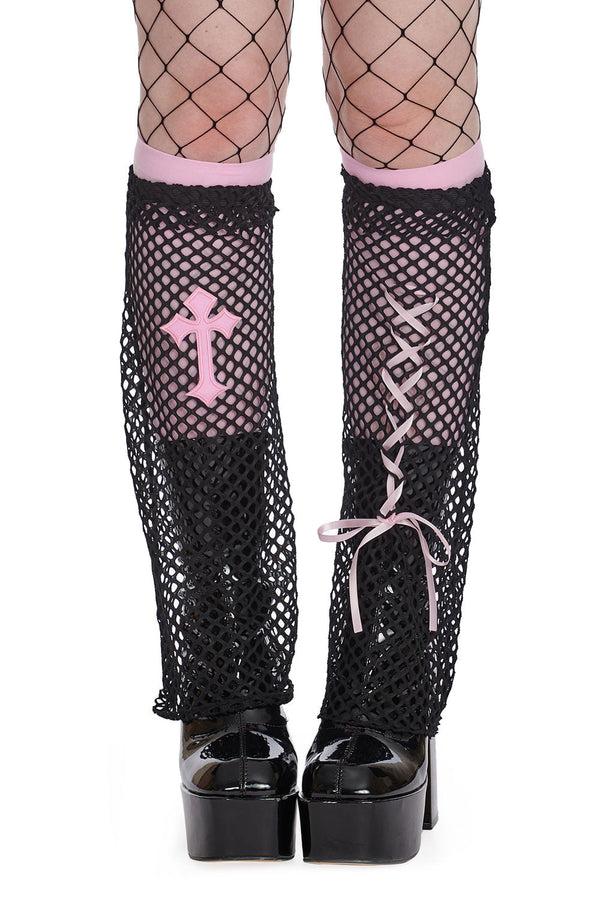 banned alternative Banned Alternative MADOKA NET LEGWARMERS