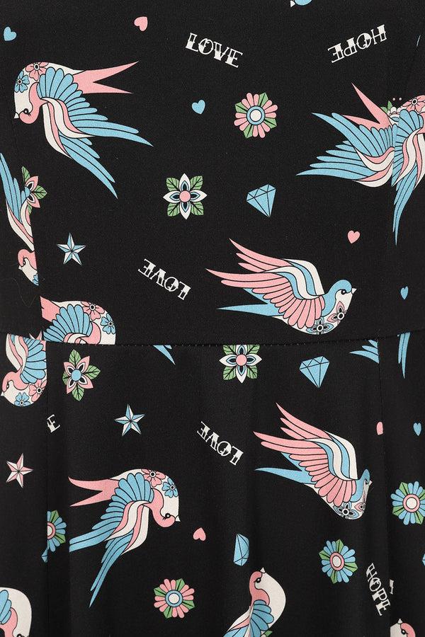 Banned Alternative Banned Alternative MARILOU SWALLOWS DRESS