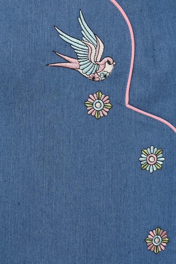 Banned Alternative Banned Alternative MILLIE SWALLOW PENCIL SKIRT