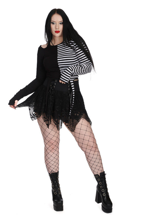 Banned Alternative Banned Alternative MISS MISERY SKIRT