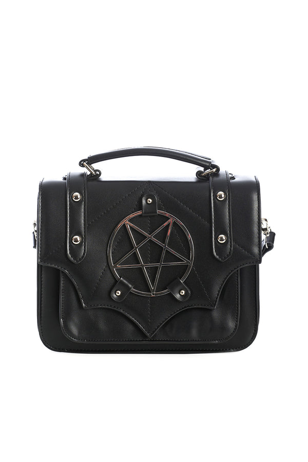 banned alternative Banned Alternative MOLOCH PENTAGRAM SHOULDER BAG
