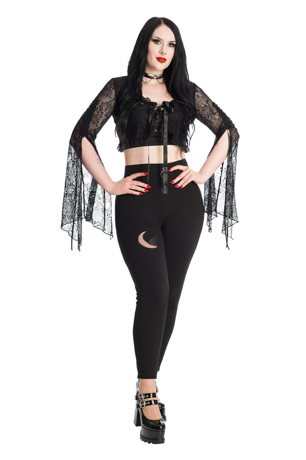 banned alternative Banned Alternative MORTICIA LACE TOP