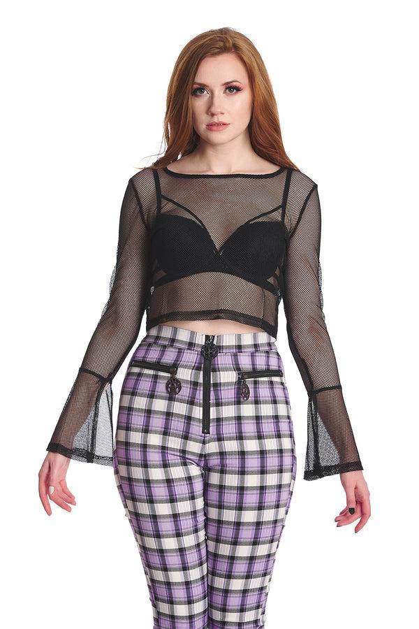 banned alternative Banned Alternative Morwenna Mesh Top