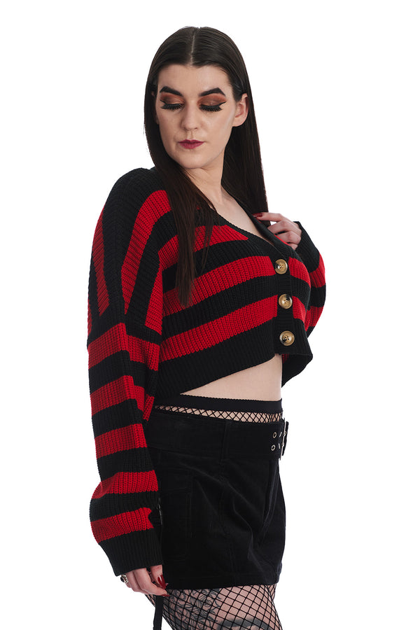 Banned Alternative Banned Alternative NAENIA CROP CARDIGAN
