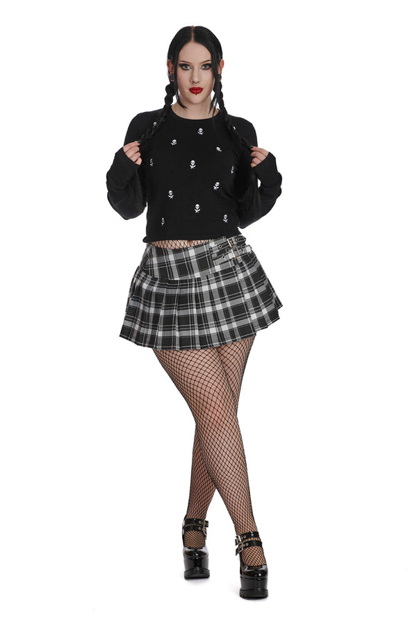 Banned Alternative Banned Alternative NEVERMORE KNITTED JUMPER