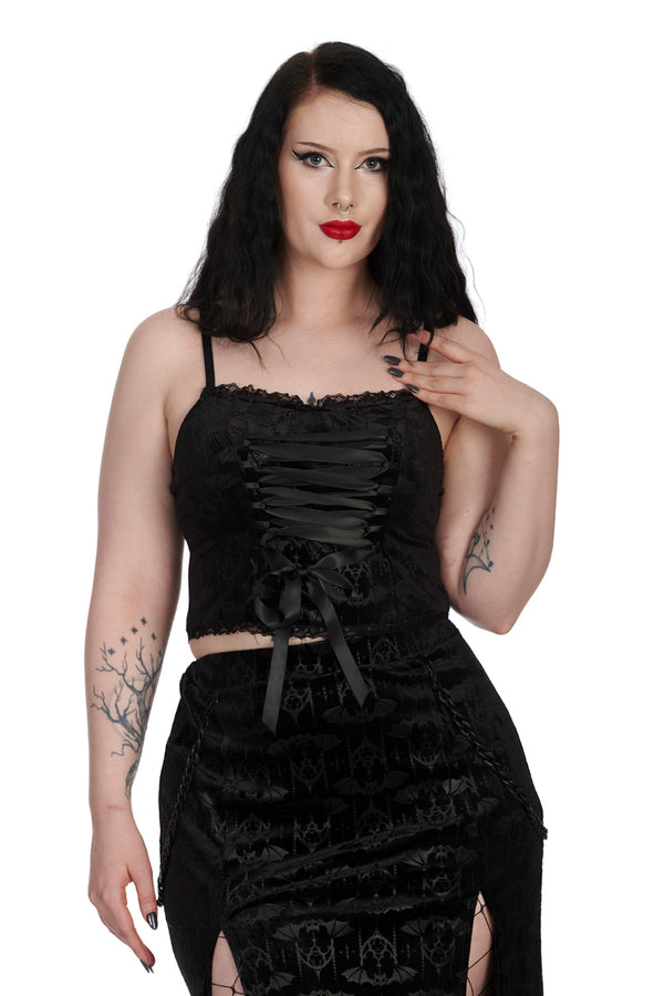 banned alternative Banned Alternative NIGHT AND DAY GOTHIC BAT TOP