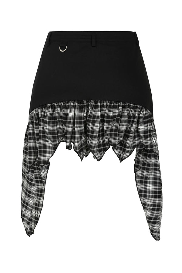 Banned Alternative Banned Alternative Nyx Ruffle Asymmetrical Skirt Punk Grunge Alternative Style