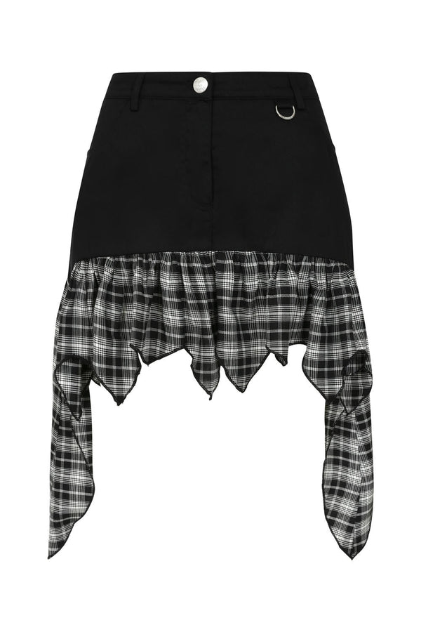 banned alternative Banned Alternative Nyx Ruffle Asymmetrical Skirt Punk Grunge Alternative Style