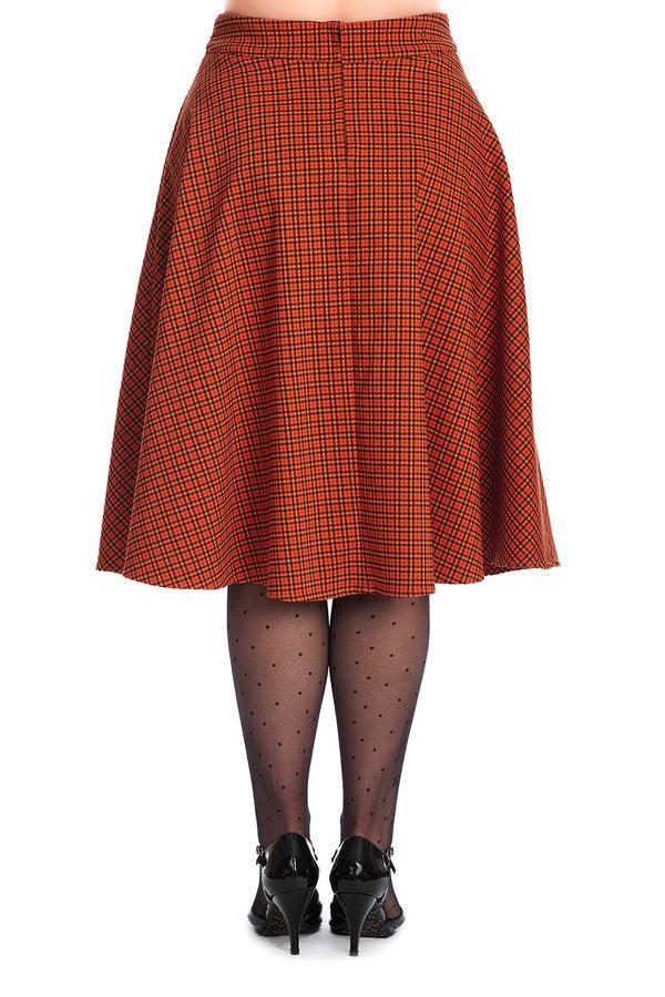 Banned Alternative Banned Alternative OCTOBER SPOOKS SWING SKIRT