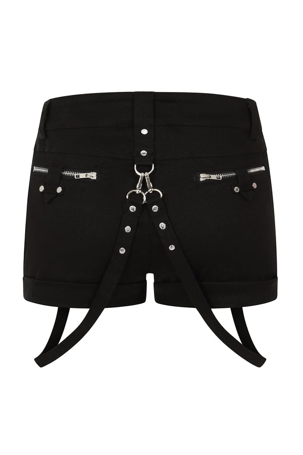 Banned Alternative Banned Alternative Ondine Shorts With Straps