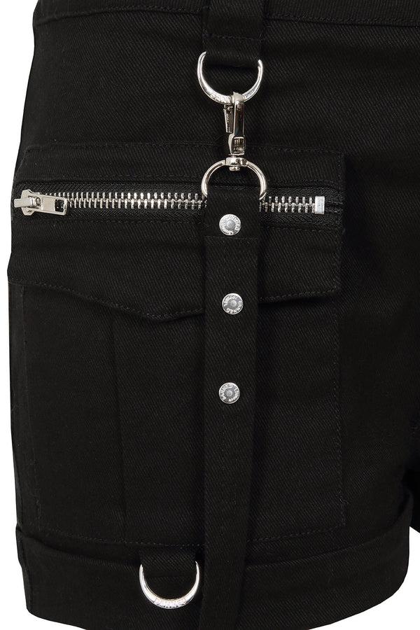 Banned Alternative Banned Alternative Ondine Shorts With Straps