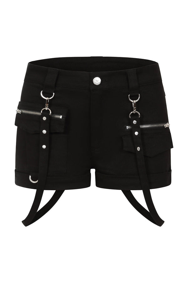 banned alternative Banned Alternative Ondine Shorts with straps