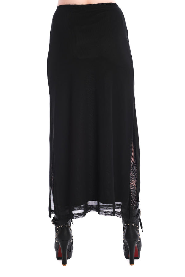 Banned Alternative Banned Alternative PHENEX SLIT MESH SKIRT