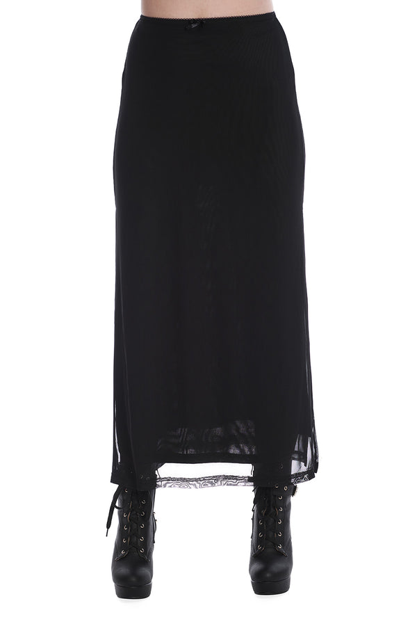 banned alternative Banned Alternative PHENEX SLIT MESH SKIRT