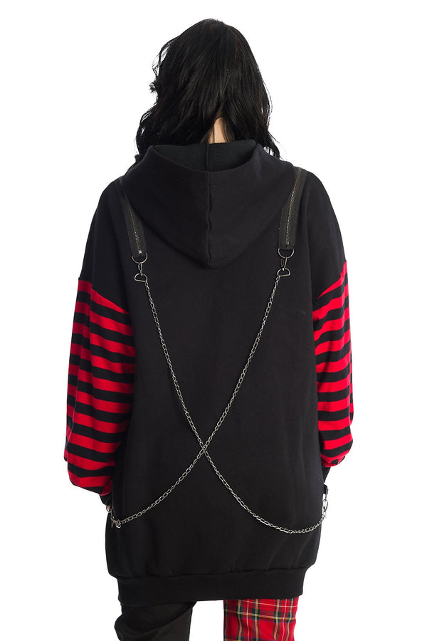Banned Alternative Banned Alternative Portia Front Zip Hoodie