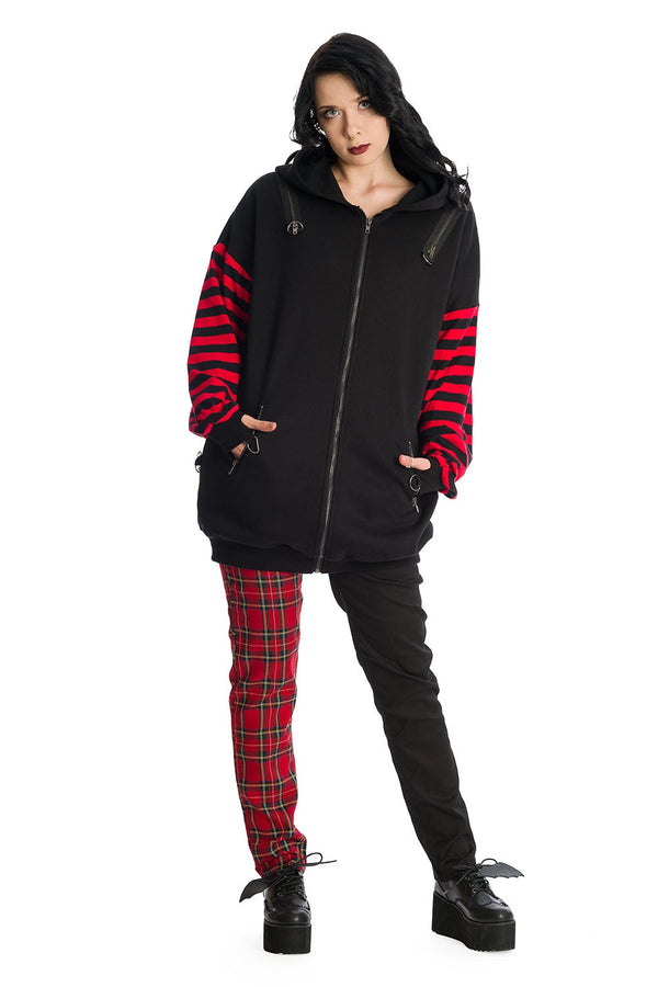 Banned Alternative Banned Alternative Portia Front Zip Hoodie