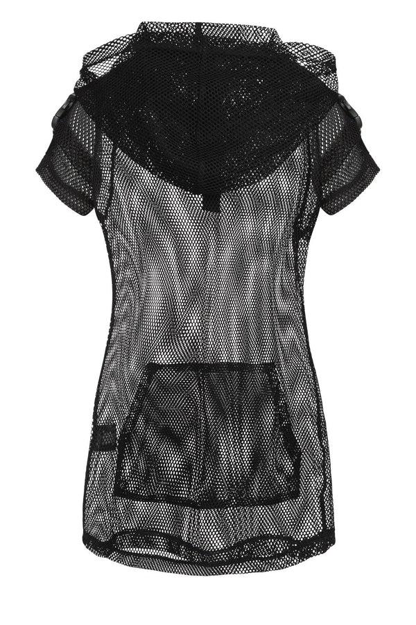 Banned Alternative Banned Alternative Prewitt Mesh Hoodie Black