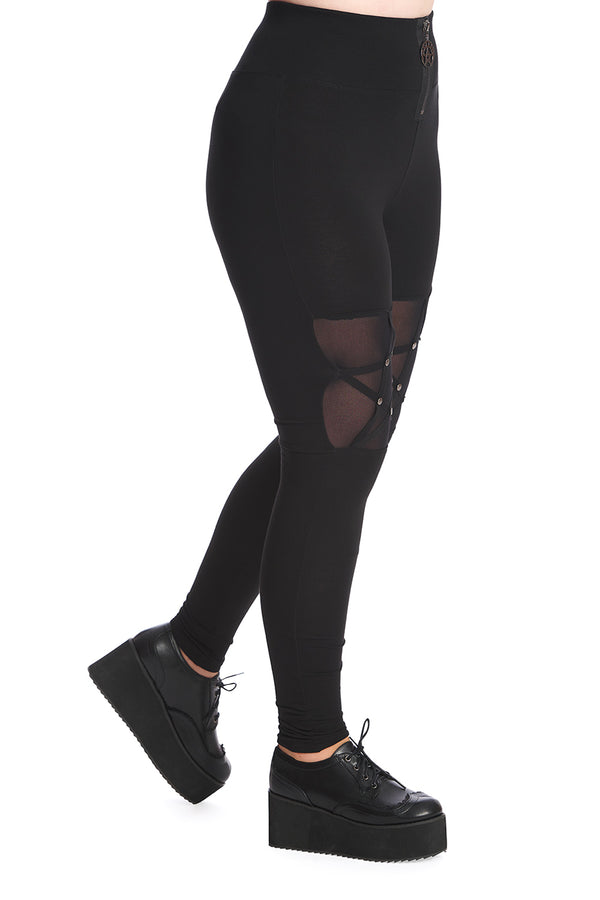 Banned Alternative Banned Alternative QUEEN VIX LEGGINGS