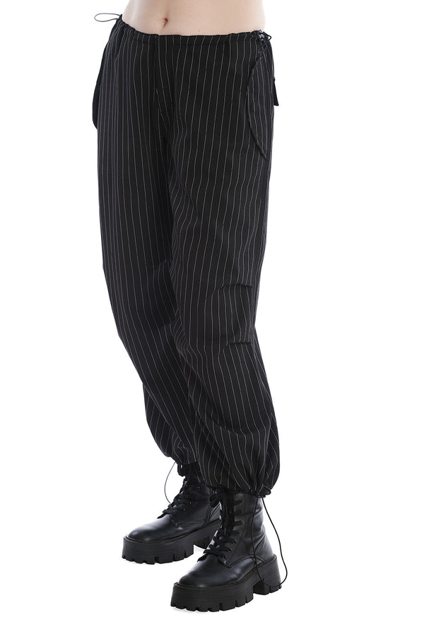 Banned Alternative Banned Alternative RAVEN PINSTRIPE TROUSERS