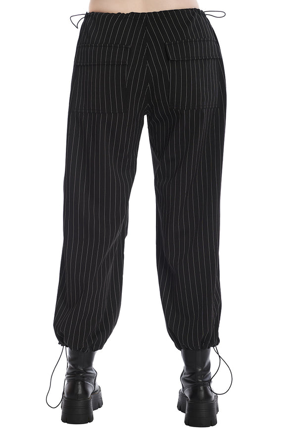 Banned Alternative Banned Alternative RAVEN PINSTRIPE TROUSERS