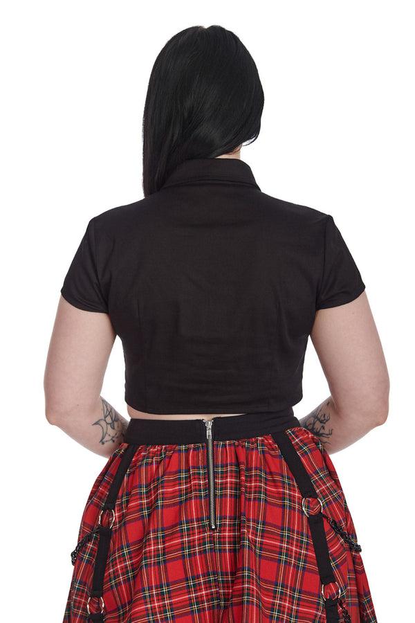 Banned Alternative Banned Alternative RAVEN'S EMBRACE LACED TOP