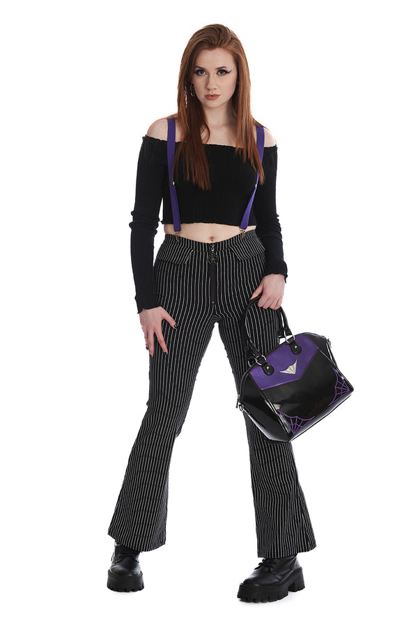 Banned Alternative Banned Alternative RENATA PNSTRIPE TROUSERS