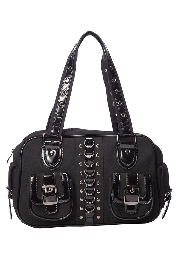 banned alternative Banned Alternative Rhapsody Black Shoulder Bag