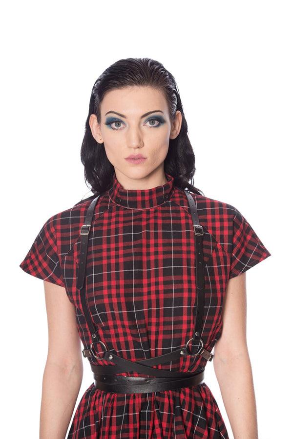 banned alternative Banned Alternative Rhune Wraparound Waist Belt with Straps