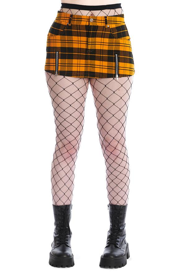 Banned Alternative Banned Alternative ROCHELLE CHECK MINI SKIRT
