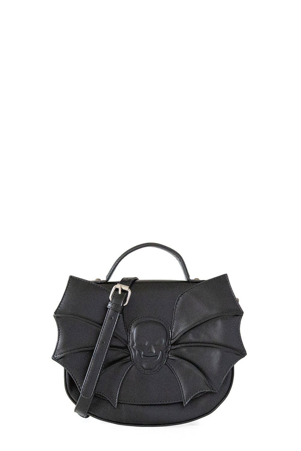 banned alternative Banned Alternative Silent Creature Skull Wing Shoulder Bag