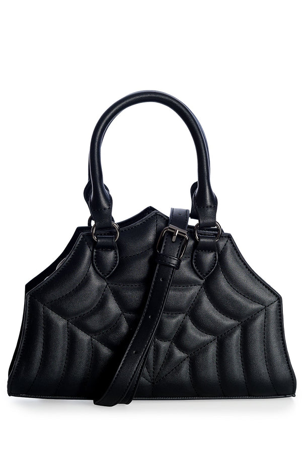 Banned Alternative Banned Alternative Sirin Embossed Spiderweb Handbag