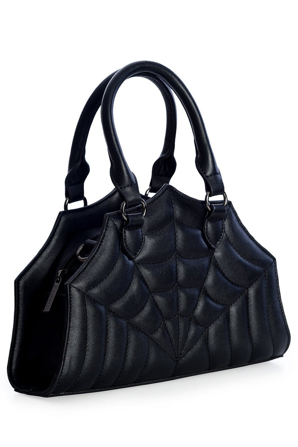 Banned Alternative Banned Alternative Sirin Embossed Spiderweb Handbag