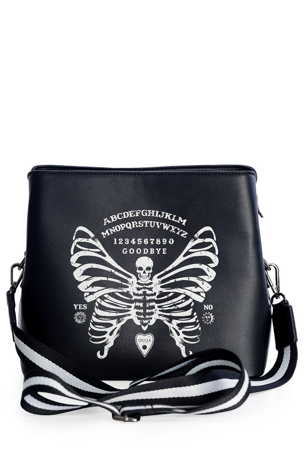 banned alternative Banned Alternative Skeleton Butterfly Cross-body Bag