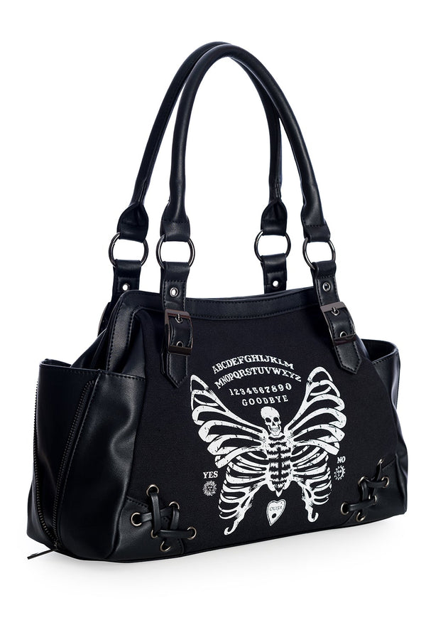 Banned Alternative Banned Alternative Skeleton Butterfly Slouch Bag