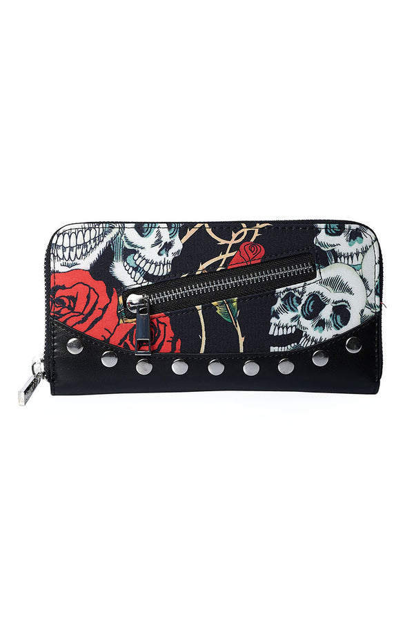 banned alternative Banned Alternative Skull and Roses Wallet