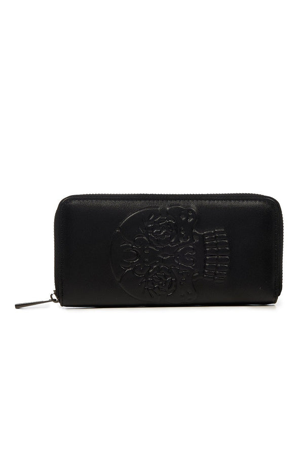 banned alternative Banned Alternative Skull Emboss Wallet