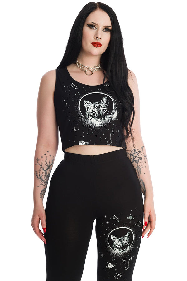 banned alternative Banned Alternative Space Kitty Crop Top
