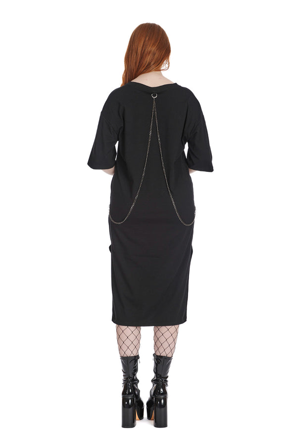 Banned Alternative Banned Alternative SPECTRAL NOIRE JERSEY DRESS