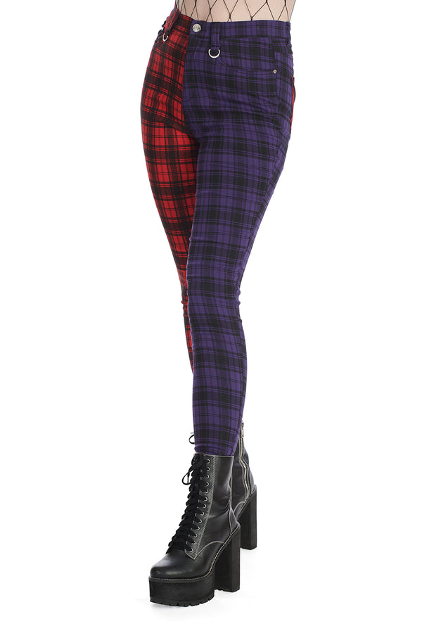 Banned Alternative Banned Alternative TARTAN BAILY TROUSERS