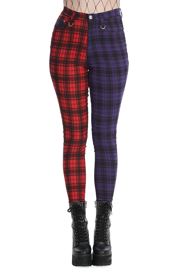 Banned Alternative Banned Alternative TARTAN BAILY TROUSERS