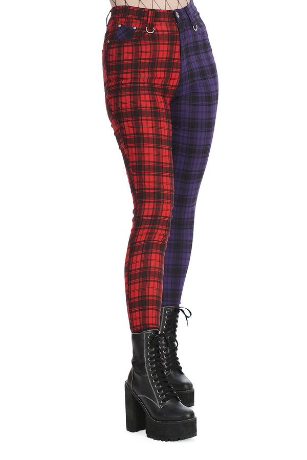 banned alternative Banned Alternative TARTAN BAILY TROUSERS