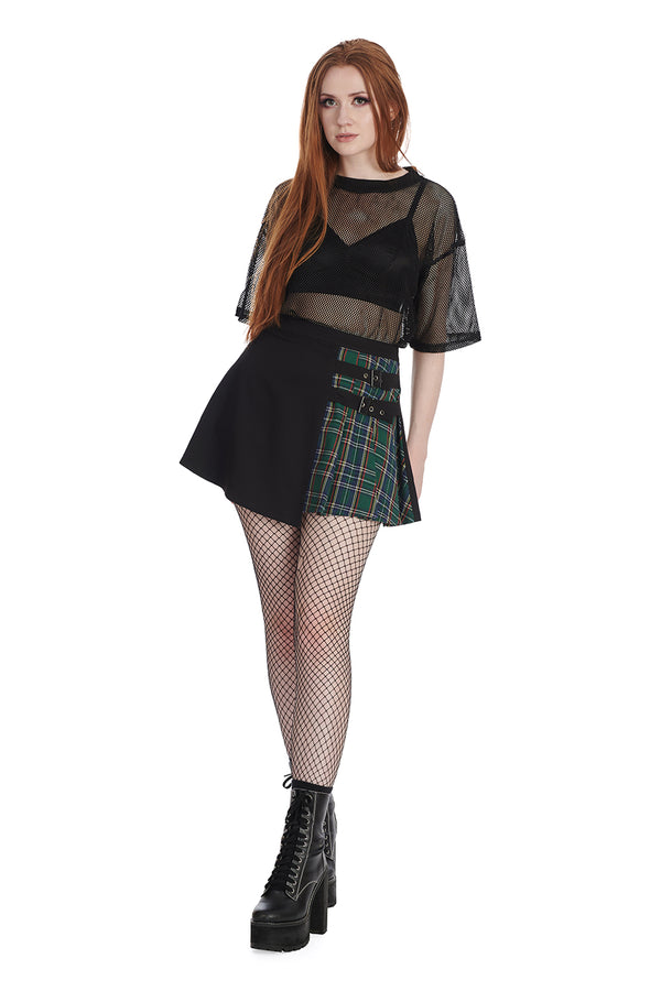 Banned Alternative Banned Alternative TAVISH TARTAN SKIRT