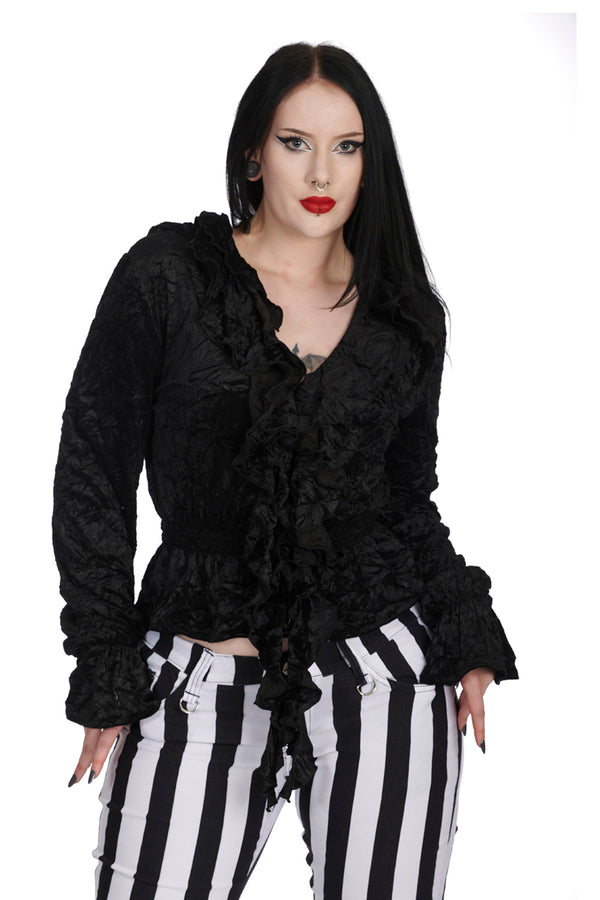 banned alternative Banned Alternative TEAR GARDEN BLOUSE