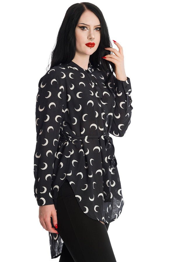 Banned Alternative Banned Alternative THOUSAND MOONS SHIRT DRESS