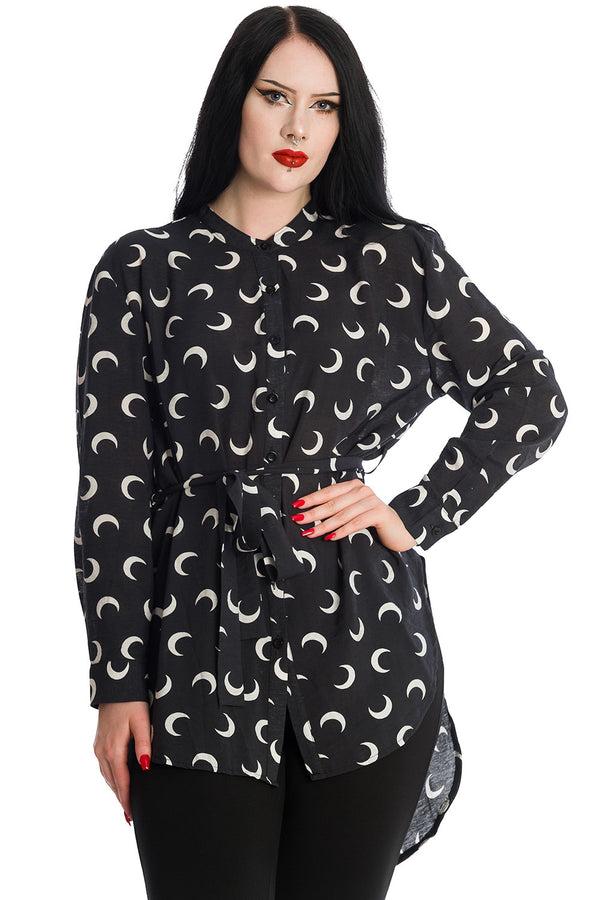 banned alternative Banned Alternative THOUSAND MOONS SHIRT DRESS