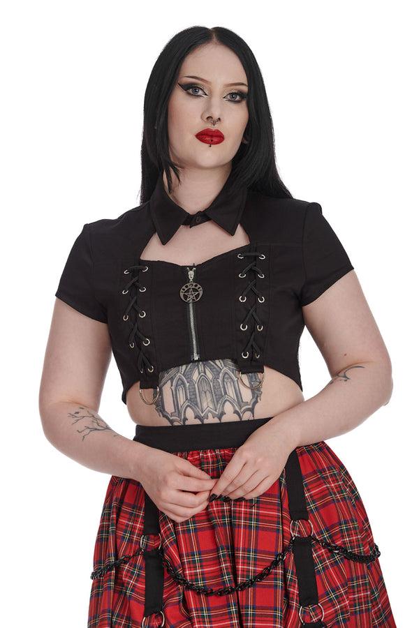 banned alternative Banned Alternative TWILIGHT REVERIE LACED TOP