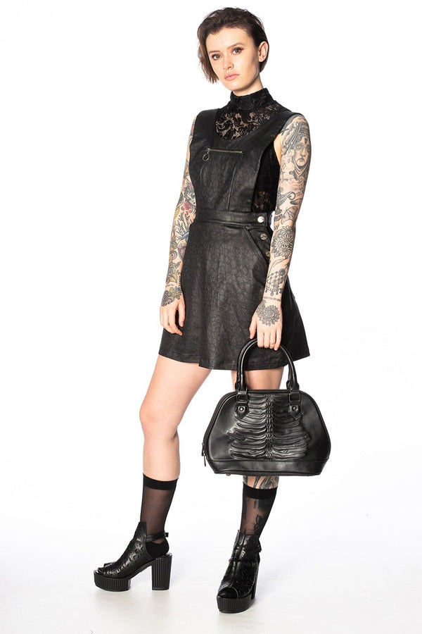 Banned Alternative Banned Alternative Umbra Emboss Bowler Bag