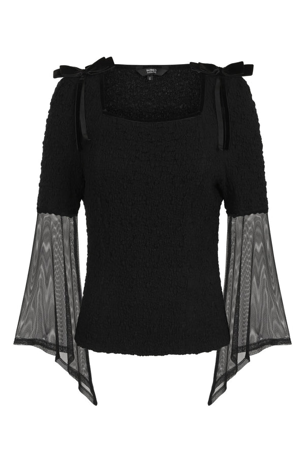 banned alternative Banned Alternative VIDONIA MESH TOP